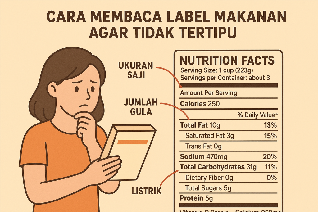 Cara Membaca Label Makanan Agar Tidak Tertipu