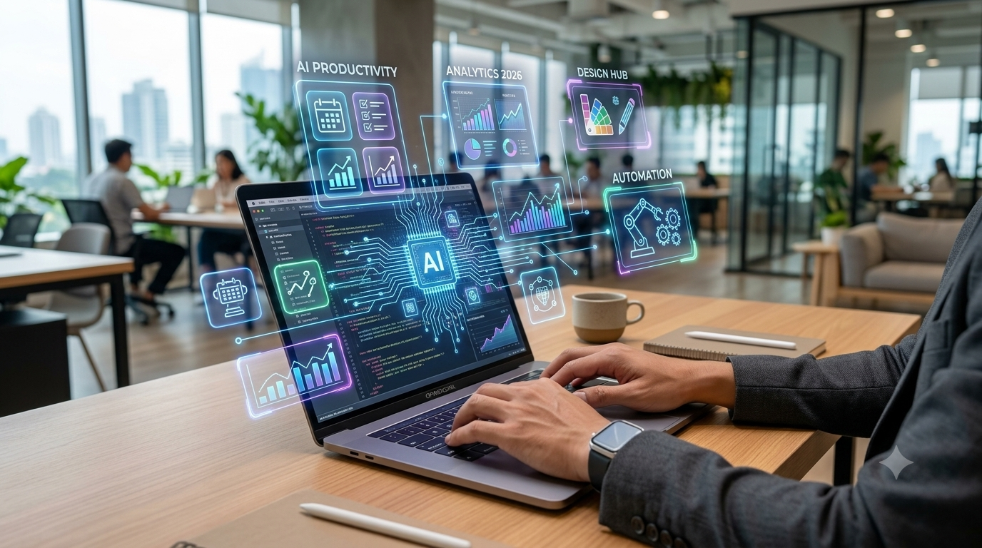 Daftar AI tools terbaik 2026 untuk meningkatkan produktivitas kerja